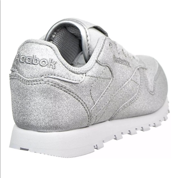 silver glitter reeboks